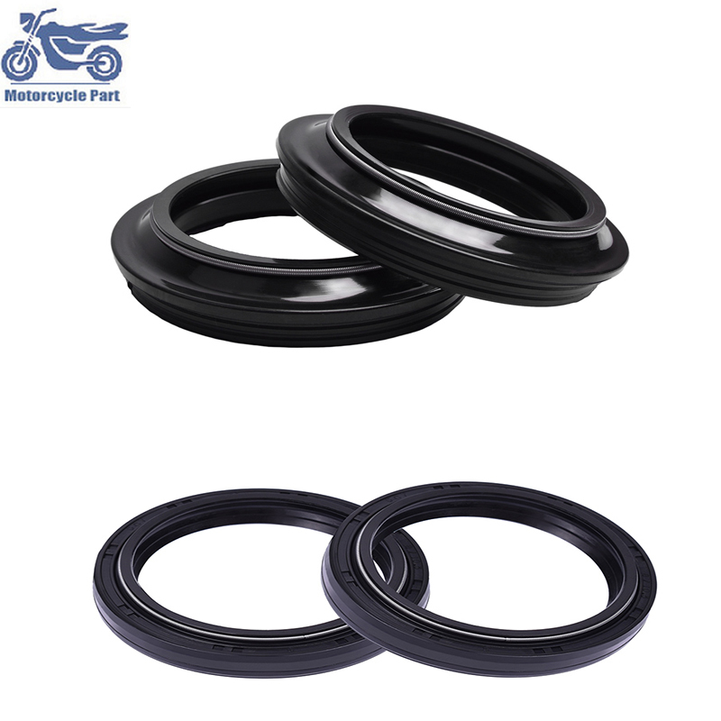 Reel Oil - ซีลกันฝุ่นและน้ำมันโช้คหน้ามอเตอร์ไซค์ 41x53x8/11 41x53 สำหรับ Yamaha DT125