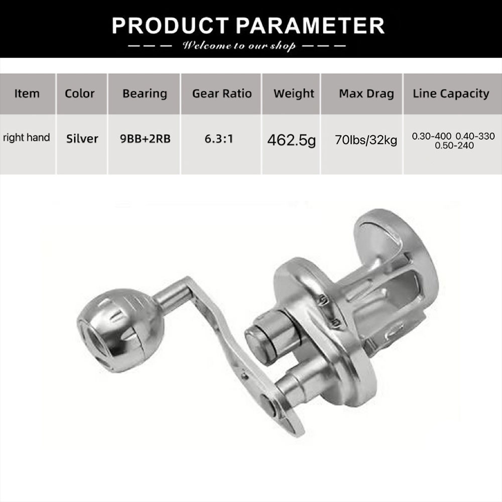 รอกตกปลาทะเลแบบทรอลลิ่ง อัตราท - Surf Reel บทวิจารณ์และราคา