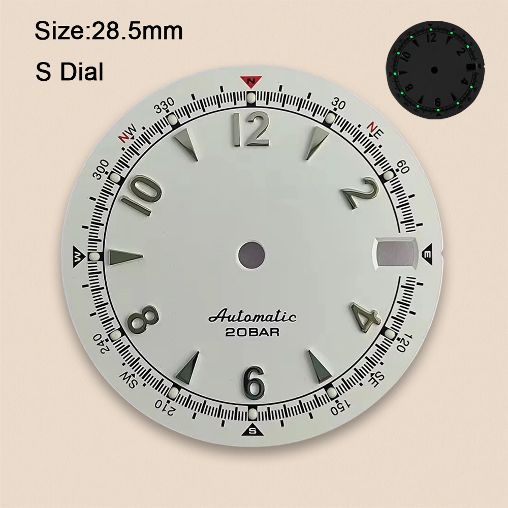 Nh35 Dial Sโลโก้ 28.5 มม.Retro - Reel Case บทวิจารณ์และราคา