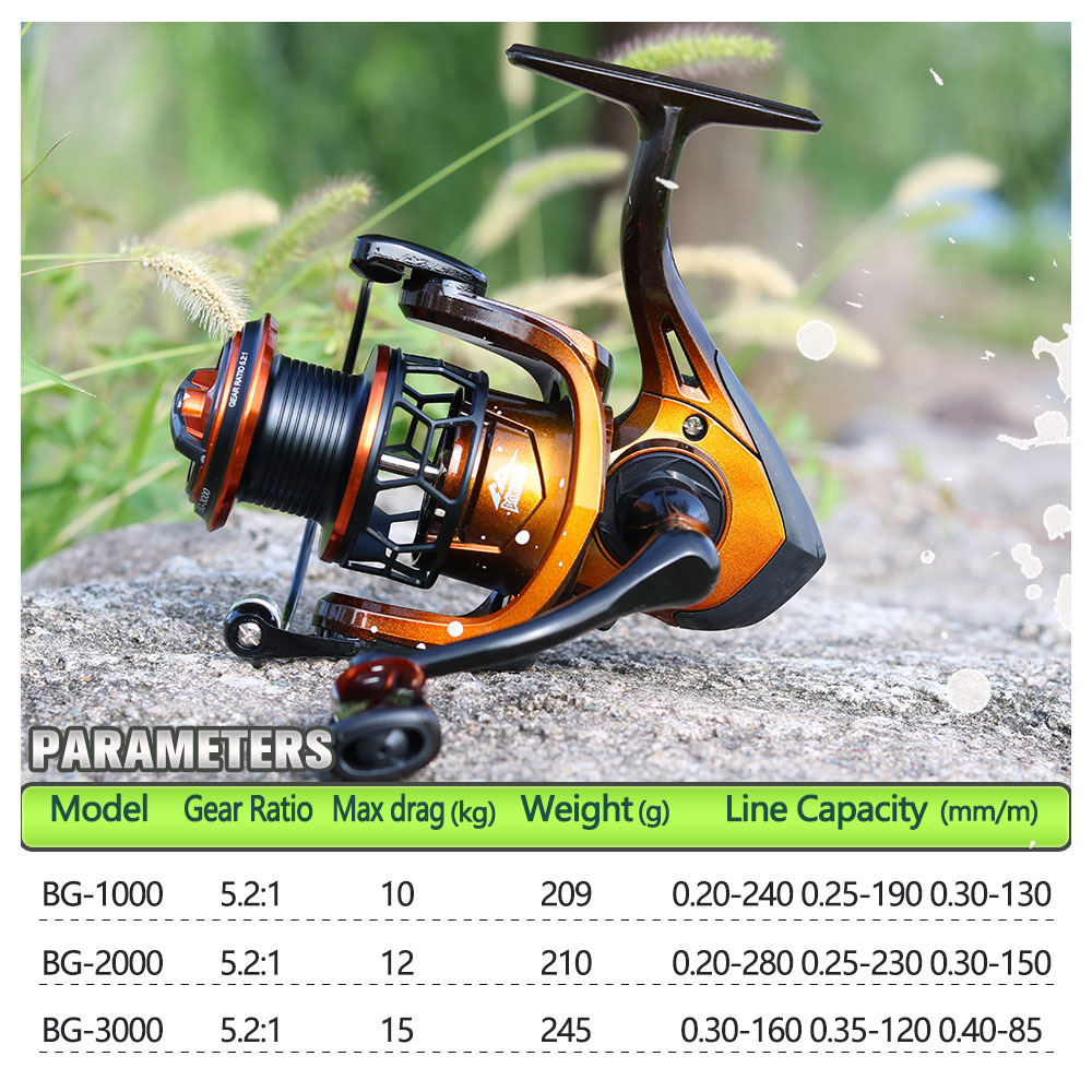 Josby รอกตกปลาสปินนิ่ง, 1000 2 - Surf Reel บทวิจารณ์และราคา