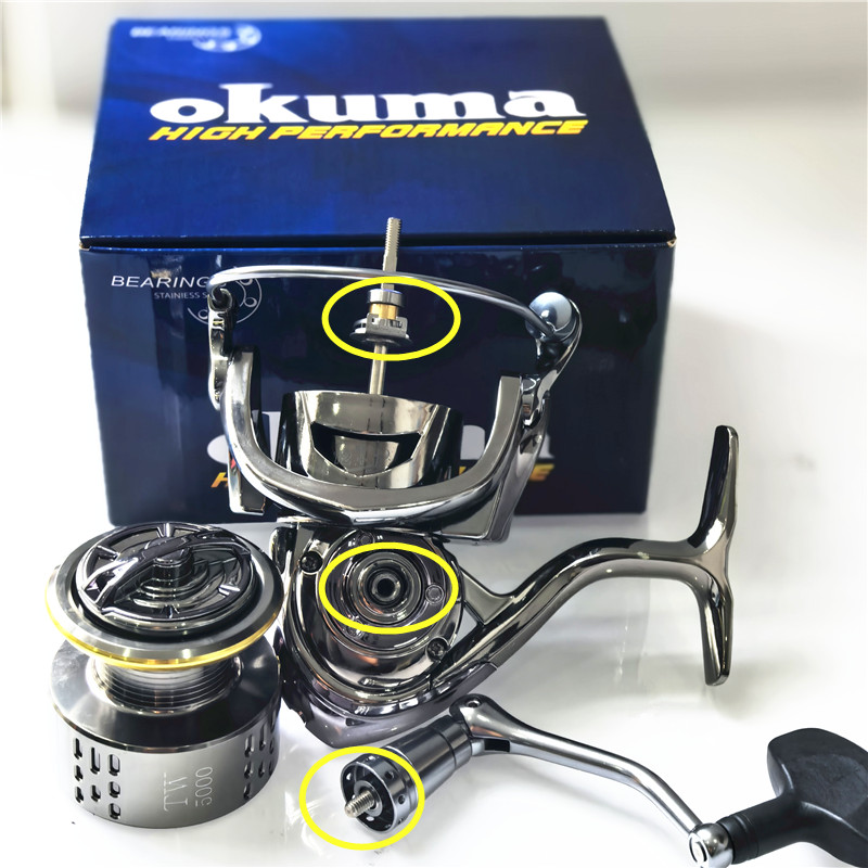 โอคุมะ รอกตกปลาโลหะทั้งหมด ป้อ - Surf Reel บทวิจารณ์และราคา