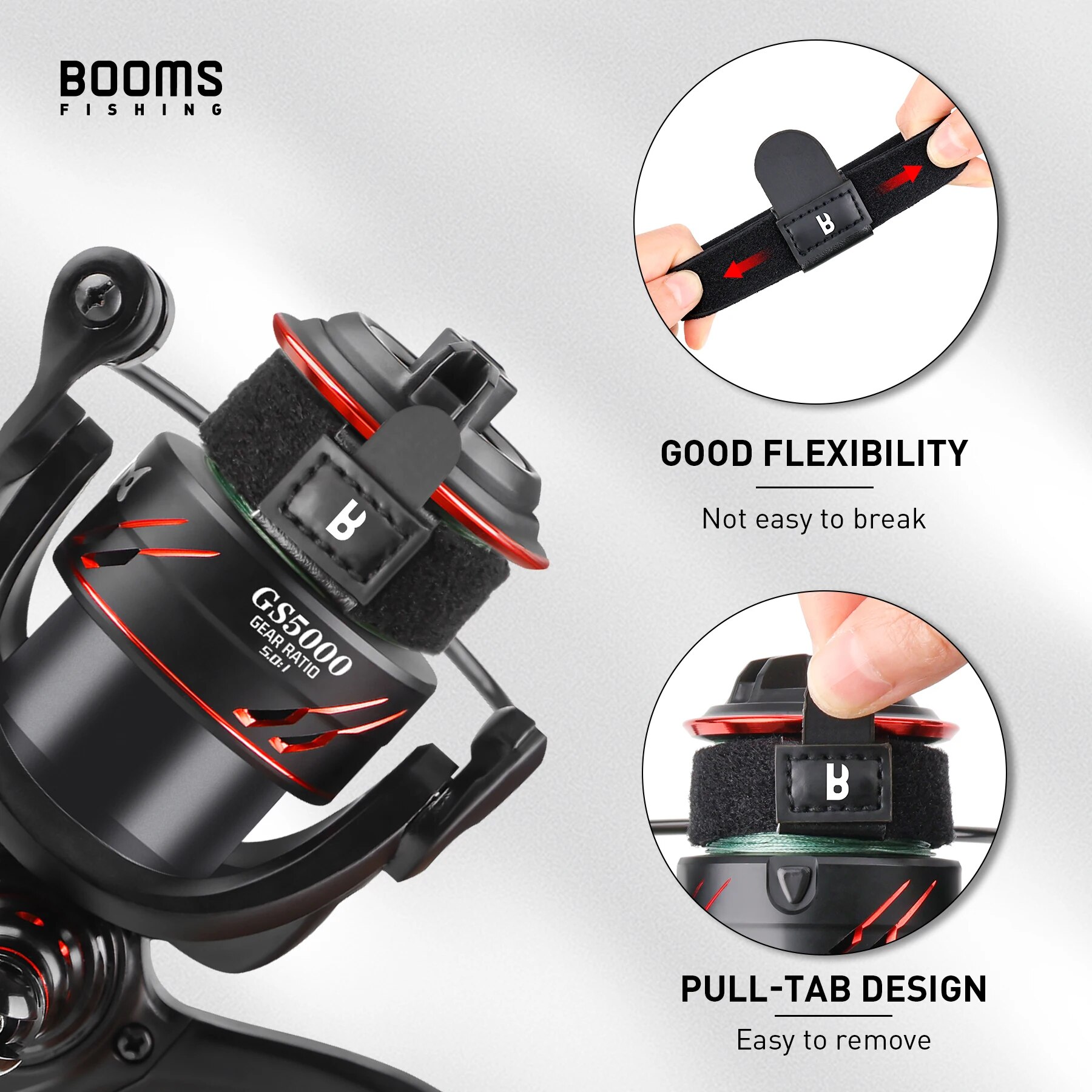 Booms SB1ตกปลา4ชิ้นรอกสปินนิ่ง - Reel Cover บทวิจารณ์และราคา